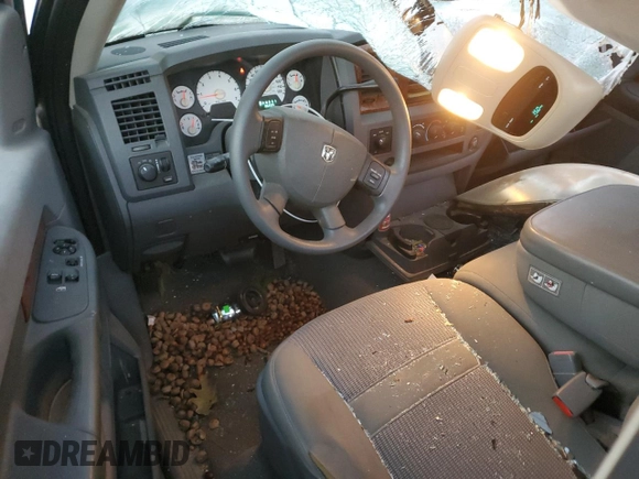 2006 Dodge 1500 SLT with VIN 1D7HU16N86J166646, listed as a Copart auction lot 75390424 with 86,039 mi miles and Salvage Title. Bid and sale history available at DreamBid. Image 8.