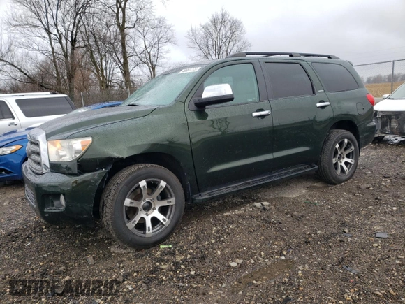2010 Toyota Sequoia Ltd with VIN 5TDJW5G17AS028083, listed as a Copart auction lot 49801775 with 174,042 mi miles and Salvage Title. Bid and sale history available at carsss.com. Image 1.