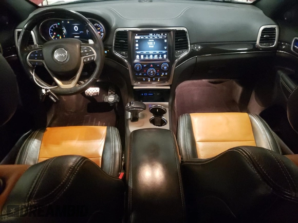 2014 Jeep Grand Cherokee Overland with VIN 1C4RJFCM3EC362173, listed as a Copart auction lot 43619775 with 277,053 mi miles and Salvage Title. Bid and sale history available at DreamBid. Image 8.