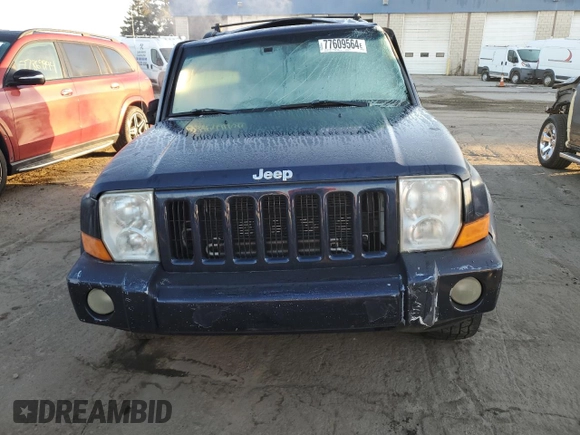 2006 Jeep Commander with VIN 1J8HH48N86C128361, listed as a Copart auction lot 77609564 with 142,660 mi miles and Clean Title. Bid and sale history available at carsss.com. Image 5.