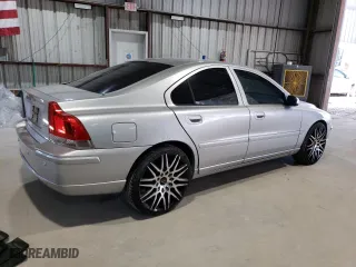 2007 Volvo S60 2.5L Turbo with VIN YV1RS592972614301, listed as a Copart auction lot 52166295 with 242,307 mi miles and Salvage Title. Bid and sale history available at carsss.com. Image 3.