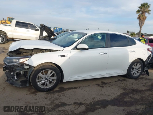 2018 Kia Optima LX with VIN 5XXGT4L37JG184209, listed as a IAAI auction lot 41905891 with 109,931 mi miles. Bid and sale history available at carsss.com. Image 15.