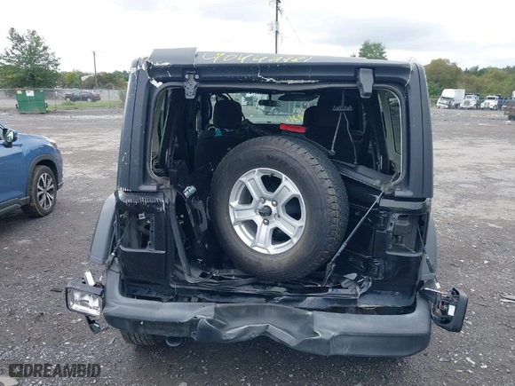 2019 Jeep Wrangler Unlimited Sport with VIN 1C4HJXDG3KW627467, listed as a IAAI auction lot 40449981 with 48,375 mi miles. Bid and sale history available at carsss.com. Image 16.
