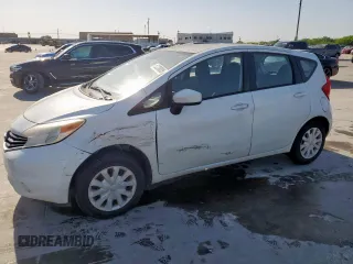 2015 Nissan Note S Plus with VIN 3N1CE2CP5FL399960, listed as a Copart auction lot 52230085 with 106,174 mi miles and Salvage Title. Bid and sale history available at DreamBid. Image 1.