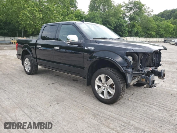 2018 Ford F-150 XL with VIN 1FTEW1E56JFA90851, listed as a Copart auction lot 61972205 with 130,236 mi miles and Salvage title. Bid and sale history available at DreamBid. Image 4.