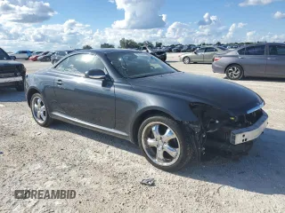2008 Lexus SC with VIN JTHFN45Y089018716, listed as a Copart auction lot 72526044 with 66,458 mi miles and Salvage Title. Bid and sale history available at carsss.com. Image 4.