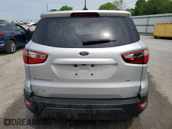 2021 Ford EcoSport SE with VIN MAJ3S2GE2MC449422, listed as a Copart auction lot 54005365 with 41,980 mi miles and Salvage Title. Bid and sale history available at DreamBid. Image 6.
