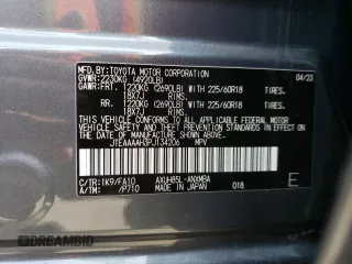2023 Toyota Venza LE with VIN JTEAAAAH3PJ134206, listed as a Copart auction lot 48427735 with 1,658 mi miles and Salvage Title. Bid and sale history available at DreamBid. Image 13.
