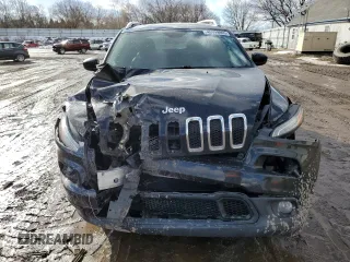 2016 Jeep Cherokee North with VIN 1C4PJMCS8GW365579, listed as a Copart auction lot 46599895 with 129,116 mi miles and Salvage Title. Bid and sale history available at carsss.com. Image 5.