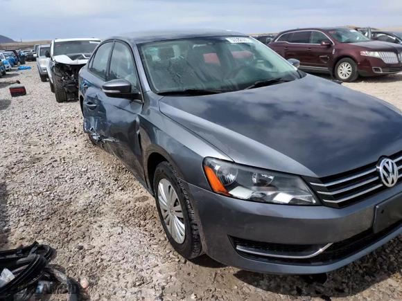 2015 Volkswagen Passat 1.8T S with VIN 1VWAS7A37FC003403, listed as a Copart auction lot 50532665 with 125,986 mi miles and Salvage Title. Bid and sale history available at carsss.com. Image 13.