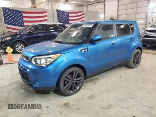 2015 Kia Soul + with VIN KNDJP3A5XF7219401, listed as a Copart auction lot 47695993 with 101,641 mi miles and Non Repairable. Bid and sale history available at carsss.com. Image 1.