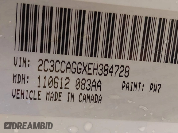 2014 Chrysler 300 with VIN 2C3CCAGGXEH384728, listed as a IAAI auction lot 41394638 with 151,362 mi miles. Bid and sale history available at carsss.com. Image 9.