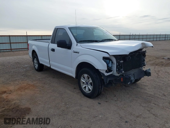 2016 Ford F-150 XL with VIN 1FTMF1C81GKD87406, listed as a IAAI auction lot 41282113 with 89,695 mi miles. Bid and sale history available at carsss.com. Image 1.