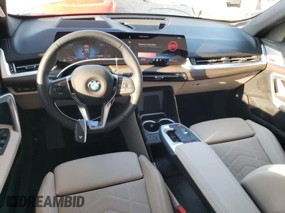 2024 BMW X1 xDrive28i with VIN WBX73EF00R5Z58004, listed as a Copart auction lot 49554055 with 4,053 mi miles and Salvage title. Bid and sale history available at DreamBid. Image 8.