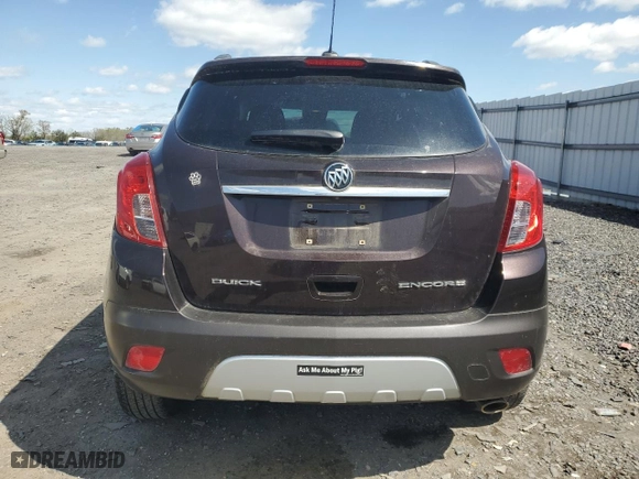 2016 Buick Encore with VIN KL4CJASB6GB720751, listed as a Copart auction lot 52145965 with 33,673 mi miles and Salvage Title. Bid and sale history available at carsss.com. Image 6.