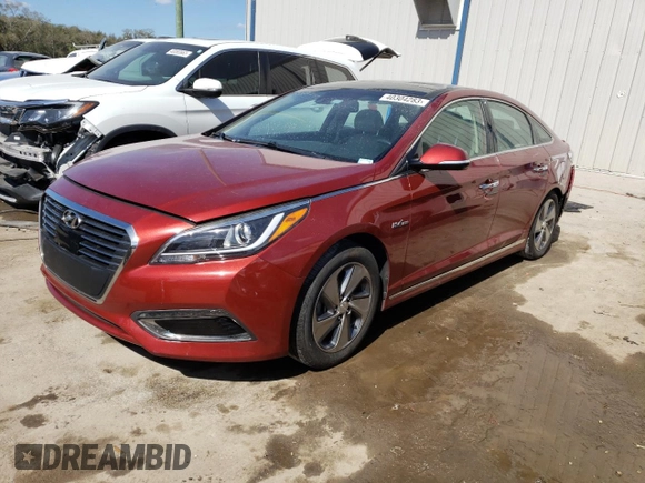 2017 Hyundai Sonata Hybrid Limited with VIN KMHE34L3XHA076109, listed as a Copart auction lot 40304283 with 106,557 mi miles. Bid and sale history available at carsss.com. Image 1.