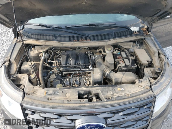 2018 Ford Explorer XLT with VIN 1FM5K8D86JGB15463, listed as a Copart auction lot 59992605 with 87,491 mi miles and Salvage title. Bid and sale history available at DreamBid. Image 12.