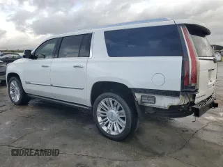 2019 Cadillac Escalade ESV Platinum with VIN 1GYS4KKJ0KR209293, listed as a Copart auction lot 49096355 with 127,362 mi miles and Salvage title. Bid and sale history available at DreamBid. Image 2.