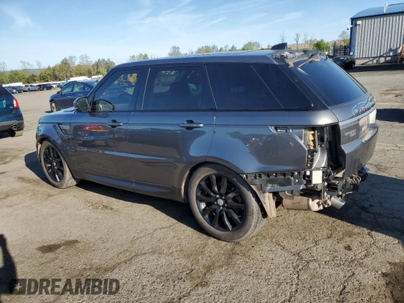 2017 Land Rover Range Rover Sport HSE with VIN SALWR2FK8HA694052, listed as a Copart auction lot 53330155 with 75,181 mi miles and Salvage title. Bid and sale history available at DreamBid. Image 2.