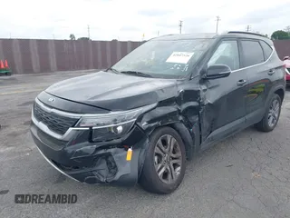 2021 Kia Seltos S with VIN KNDEU2AAXM7146982, listed as a IAAI auction lot 42047526 with 53,024 mi miles and . Bid and sale history available at DreamBid. Image 2.