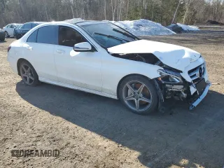 2018 Mercedes-Benz C 300 with VIN 55SWF4KB6JU237317, listed as a Copart auction lot 49681195 with 109,808 mi miles and Salvage Title. Bid and sale history available at DreamBid. Image 4.