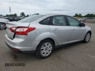 2012 Ford Focus SE with VIN 1FAHP3F2XCL202510, listed as a Copart auction lot 64066545 with 77,828 mi miles and Salvage title. Bid and sale history available at DreamBid. Image 3.