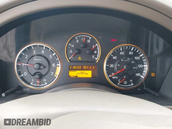 2011 Nissan Armada SV with VIN 5N1AA0ND5BN600138, listed as a IAAI auction lot 41535623 with 218,533 mi miles and . Bid and sale history available at DreamBid. Image 16.