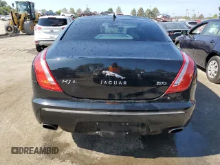 2013 Jaguar XJ Supercharged with VIN SAJWA2GE3DMV42875, listed as a Copart auction lot 71409324 with 129,422 mi miles and Salvage title. Bid and sale history available at DreamBid. Image 6.