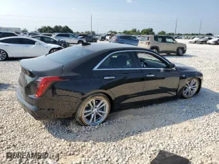 2021 Cadillac CT4 Luxury with VIN 1G6DJ5RK3M0105754, listed as a Copart auction lot 68604614 with 0 mi miles and Salvage Title. Bid and sale history available at carsss.com. Image 3.