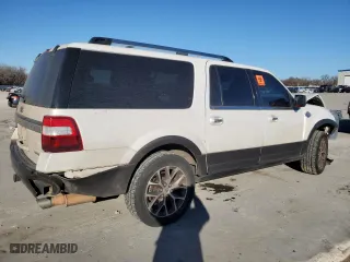 2015 Ford Expedition EL XLT with VIN 1FMJK1HT1FEF16636, listed as a Copart auction lot 87453664 with 223,639 mi miles and Salvage Title. Bid and sale history available at carsss.com. Image 3.