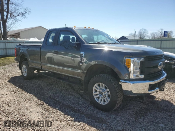 2017 Ford F-250 XLT with VIN 1FT7X2B61HEB44050, listed as a Copart auction lot 54421115 with 24,341 mi miles and Salvage title. Bid and sale history available at DreamBid. Image 4.