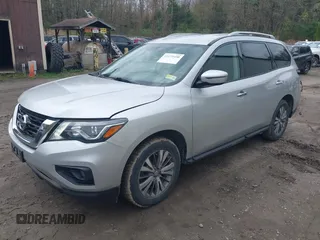 2019 Nissan Pathfinder S with VIN 5N1DR2MMXKC639984, listed as a IAAI auction lot 42173450 with 110,777 mi miles and . Bid and sale history available at DreamBid. Image 18.
