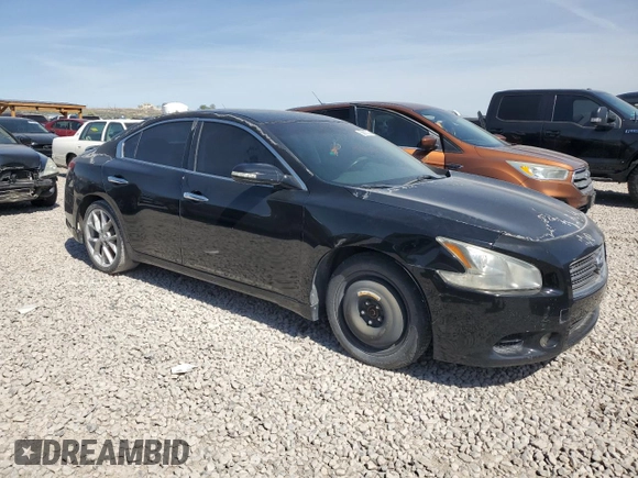 2010 Nissan Maxima SV with VIN 1N4AA5AP7AC858212, listed as a Copart auction lot 58615705 with Not provided miles and Clean title. Bid and sale history available at DreamBid. Image 4.