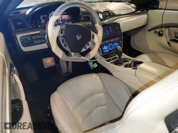 2013 Maserati GranTurismo Sport with VIN ZAM45VLA1D0073304, listed as a Copart auction lot 77509974 with 76,038 mi miles and Salvage title. Bid and sale history available at DreamBid. Image 8.