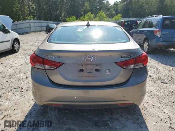 2013 Hyundai Elantra GLS with VIN 5NPDH4AE5DH394020, listed as a Copart auction lot 62685435 with 142,831 mi miles and Clean title. Bid and sale history available at DreamBid. Image 6.