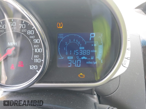 2013 Chevrolet Spark LT with VIN KL8CD6S99DC566235, listed as a IAAI auction lot 42087454 with 115,388 mi miles. Bid and sale history available at carsss.com. Image 7.