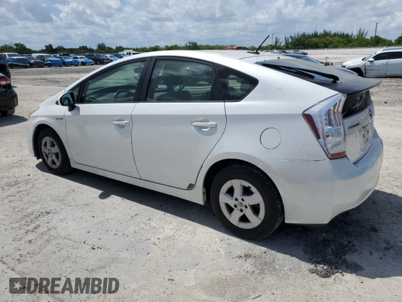 2011 Toyota Prius I z VIN JTDKN3DU9B0294705, wystawiony jako Copart lot #58981975 z przebiegiem 185 193 mil mil oraz Szkoda całkowita • Salvage title. Historia ofert i sprzedaży dostępna na DreamBid. Obrazek 2.