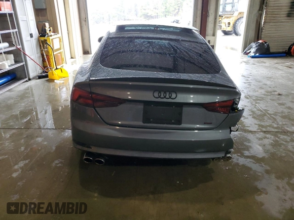2018 Audi A5 Sportback Premium Plus with VIN WAUENCF5XJA063532, listed as a Copart auction lot 40012224 with 35,942 mi miles. Bid and sale history available at carsss.com. Image 6.