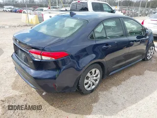 2020 Toyota Corolla LE with VIN JTDEPRAEXLJ023333, listed as a IAAI auction lot 41663261 with 81,137 mi miles. Bid and sale history available at carsss.com. Image 4.