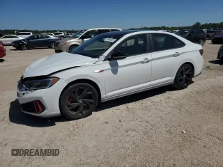 2024 Volkswagen Jetta GLI Autobahn with VIN 3VW2T7BU3RM032389, listed as a Copart auction lot 51659625 with 13,628 mi miles and Salvage Title. Bid and sale history available at DreamBid. Image 1.