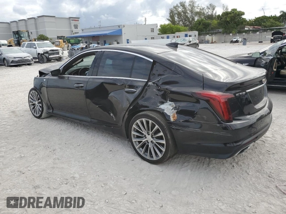 2021 Cadillac CT5 Premium Luxury with VIN 1G6DN5RK3M0146325, listed as a Copart auction lot 55677325 with 23,579 mi miles and Clean Title. Bid and sale history available at DreamBid. Image 2.