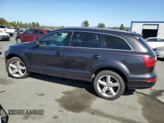 2007 Audi Q7 Premium Plus with VIN WA1EY74L57D065595, listed as a Copart auction lot 62612355 with 155,980 mi miles and Salvage title. Bid and sale history available at DreamBid. Image 2.