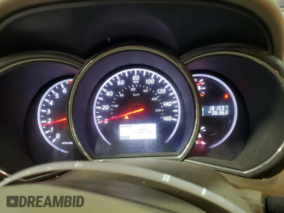 2011 Nissan Murano S with VIN JN8AZ1MW7BW173422, listed as a Copart auction lot 53913575 with 181,597 mi miles and Salvage Title. Bid and sale history available at DreamBid. Image 9.