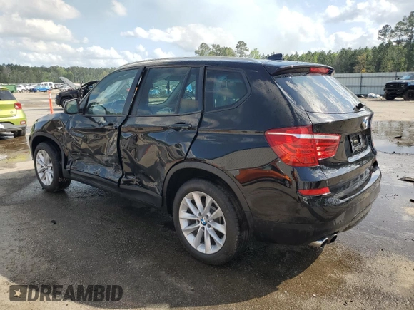 2017 BMW X3 xDrive28i with VIN 5UXWX9C33H0W76713, listed as a Copart auction lot 50805255 with 71,204 mi miles and Salvage Title. Bid and sale history available at DreamBid. Image 2.