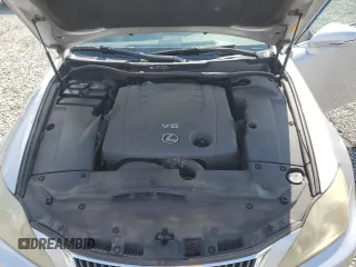 2010 Lexus IS 250 with VIN JTHCF5C23A5036807, listed as a Copart auction lot 55995765 with 134,973 mi miles and Salvage title. Bid and sale history available at DreamBid. Image 11.