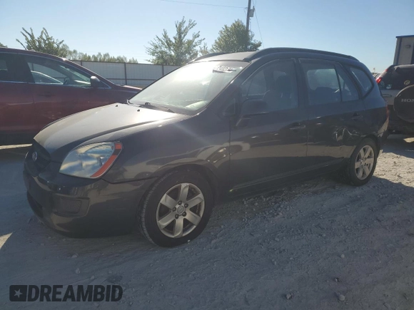 2007 Kia Rondo LX with VIN KNAFG525477031858, listed as a Copart auction lot 73400174 with 182,175 mi miles and Clean Title. Bid and sale history available at carsss.com. Image 1.