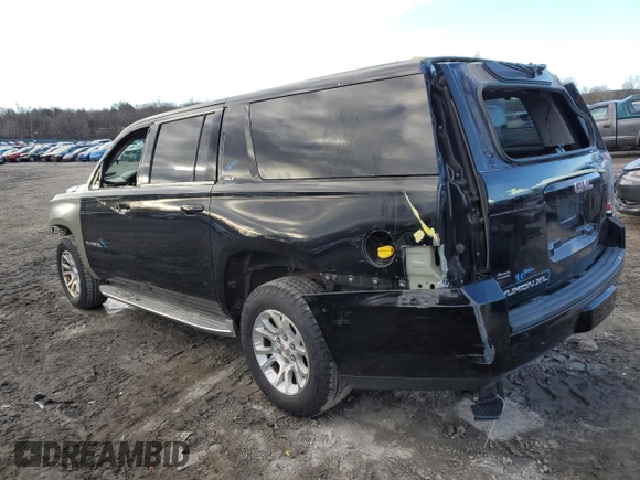 2015 GMC Yukon XL SLT z VIN 1GKS2HKC3FR120182, wystawiony jako Copart lot #47971955 z przebiegiem 103 512 mil mil oraz Szkoda całkowita • Salvage title. Historia ofert i sprzedaży dostępna na DreamBid. Obrazek 2.