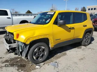 2015 Jeep Renegade Sport with VIN ZACCJBAH3FPB93645, listed as a Copart auction lot 45361695 with 126,096 mi miles and Salvage Title. Bid and sale history available at DreamBid. Image 1.
