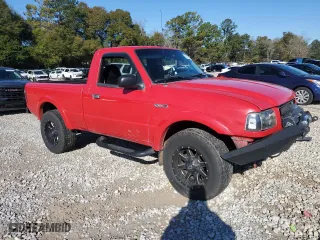 2002 Ford Ranger XL with VIN 1FTYR11U12TA02678, listed as a Copart auction lot 89373385 with 68,183 mi miles and Salvage Title. Bid and sale history available at carsss.com. Image 4.