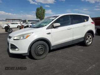 2013 Ford Escape SE with VIN 1FMCU9GX0DUC75595, listed as a Copart auction lot 61506775 with 136,008 mi miles and Salvage title. Bid and sale history available at DreamBid. Image 1.